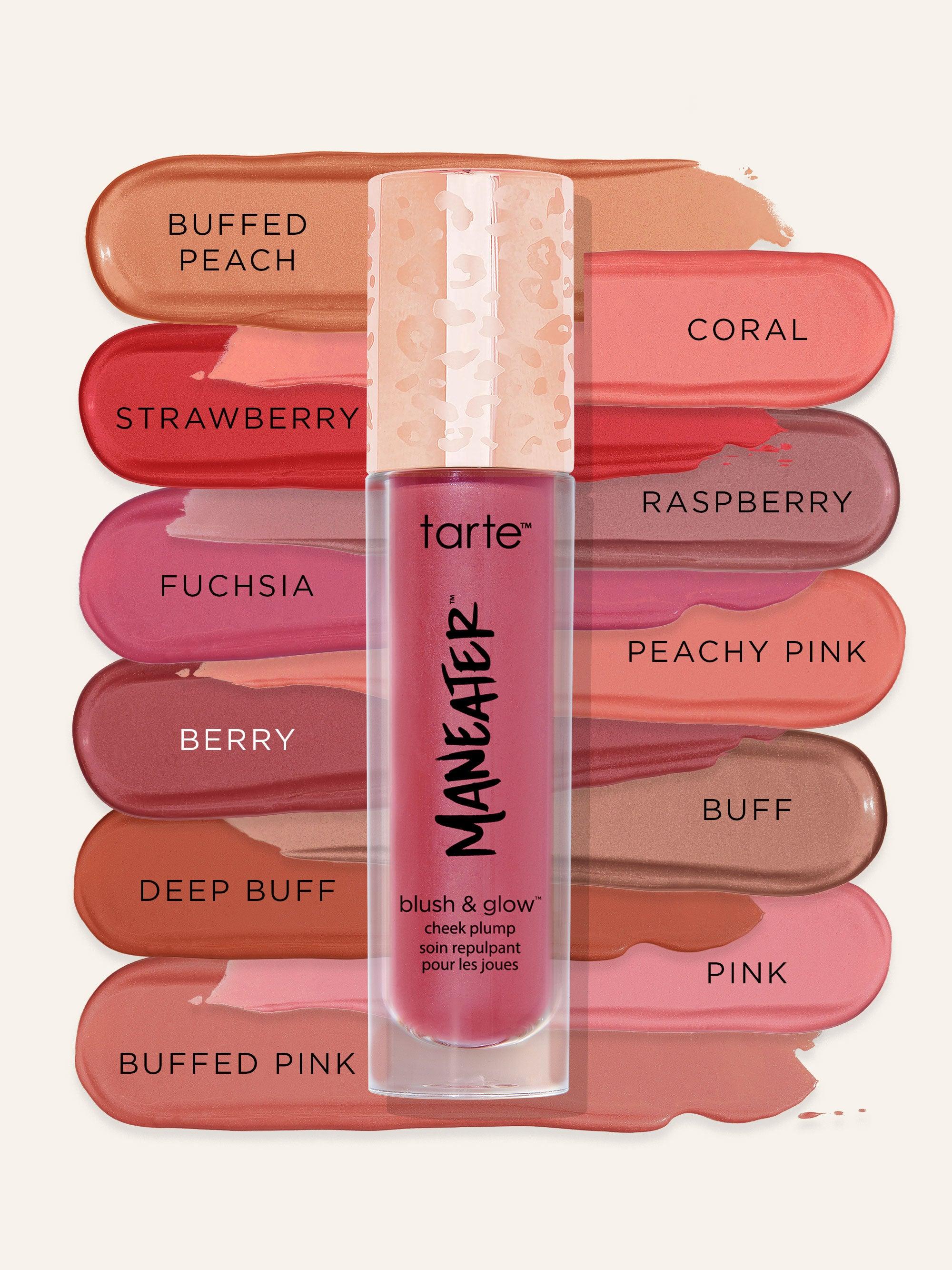 Tarte maneater blush & glow cheek plump Cosmetic Holic