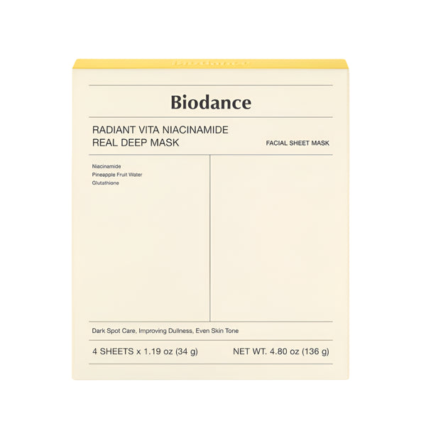 Biodance - Radiant Vita Niacinamide Real Deep Mask 1 PC