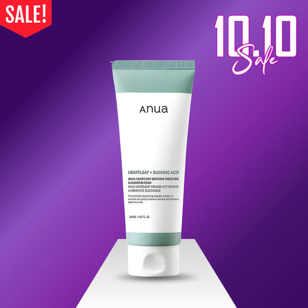 Anua - Heartleaf Succinic Moisture Cleansing Foam - 150ml