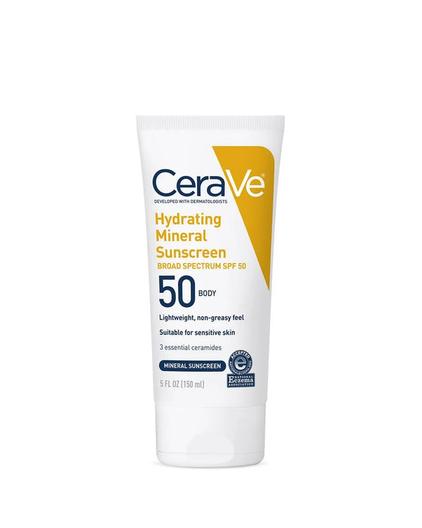Cerave - Hydrating Mineral Sunscreen SPF 50 Body Lotion - 150ml