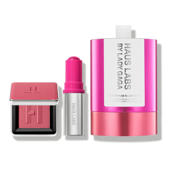 Haus Labs - Color Fuse Glassy Blush Balm Stick + Powder Blush Set