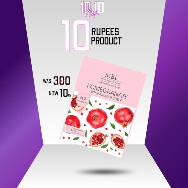 POMEGRANATE SHEET MASK 10 Rs