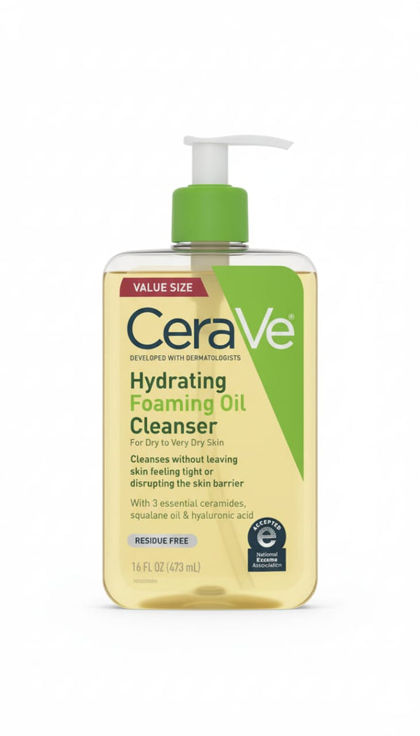 Cerave - hydrating foaming oil cleanser - 473ml