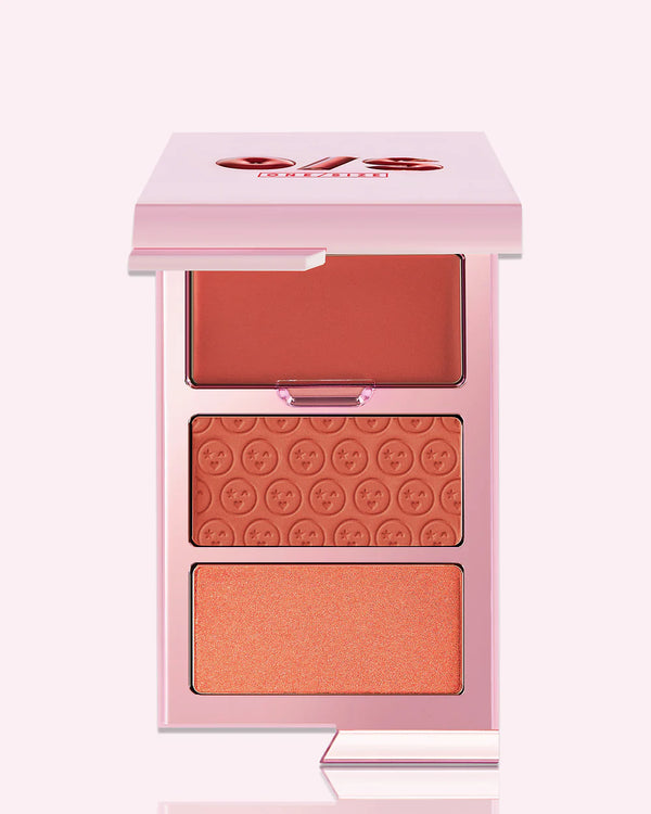 Onesize - Cheek Clapper 3D Blush Trio Palette - Freaky peach