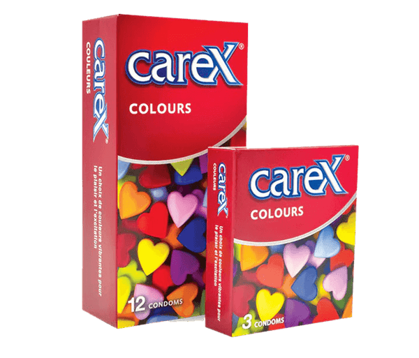 Carex Lubricated Colours Condoms