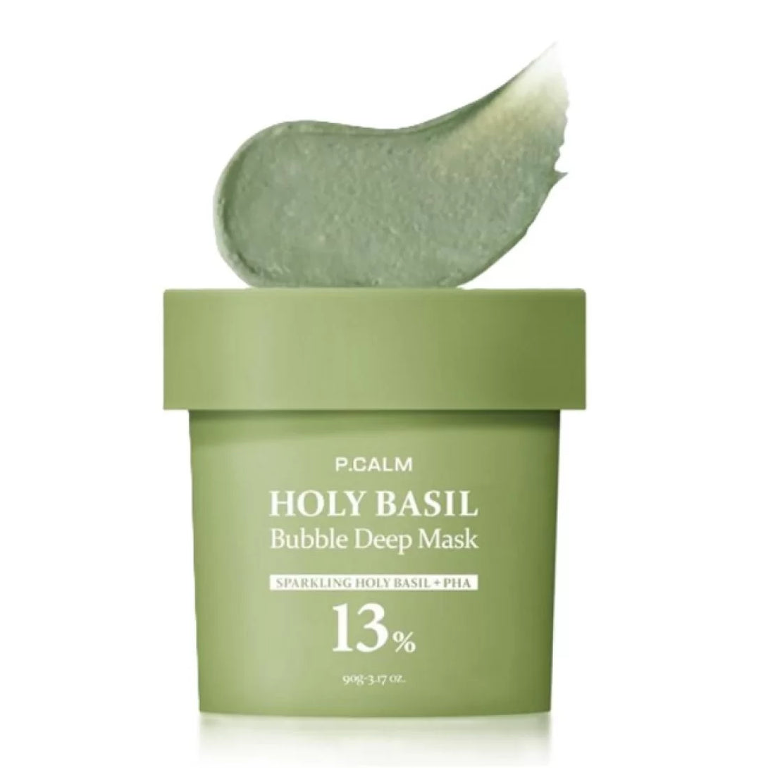 P.Calm - Holy Basil Bubble Deep Mask - 90g – Cosmetic Holic