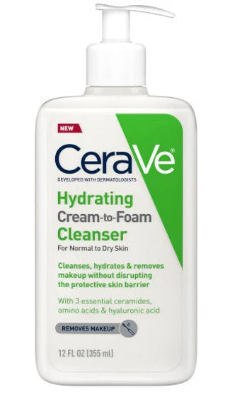 CeraVe - Hydrating Cream-to-Foam Cleanser - 355ml