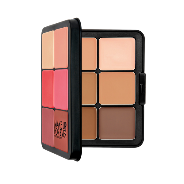 MAKE UP FOR EVER - Multiuse Cream Foundation, Blush & Highlight Palette - Light to medium