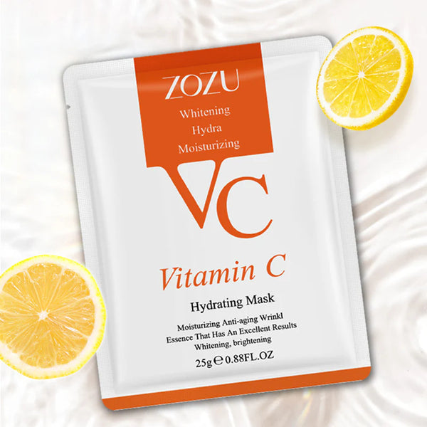 ZOZU - Vitamin C Whitening Hydra Moisturizing Face Sheet Mask - 25gm