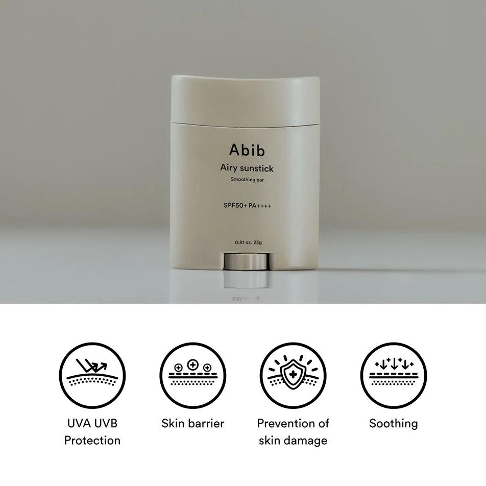 Abib - Airy Sunstick Smoothing Bar - 23g - Cosmetic Holic