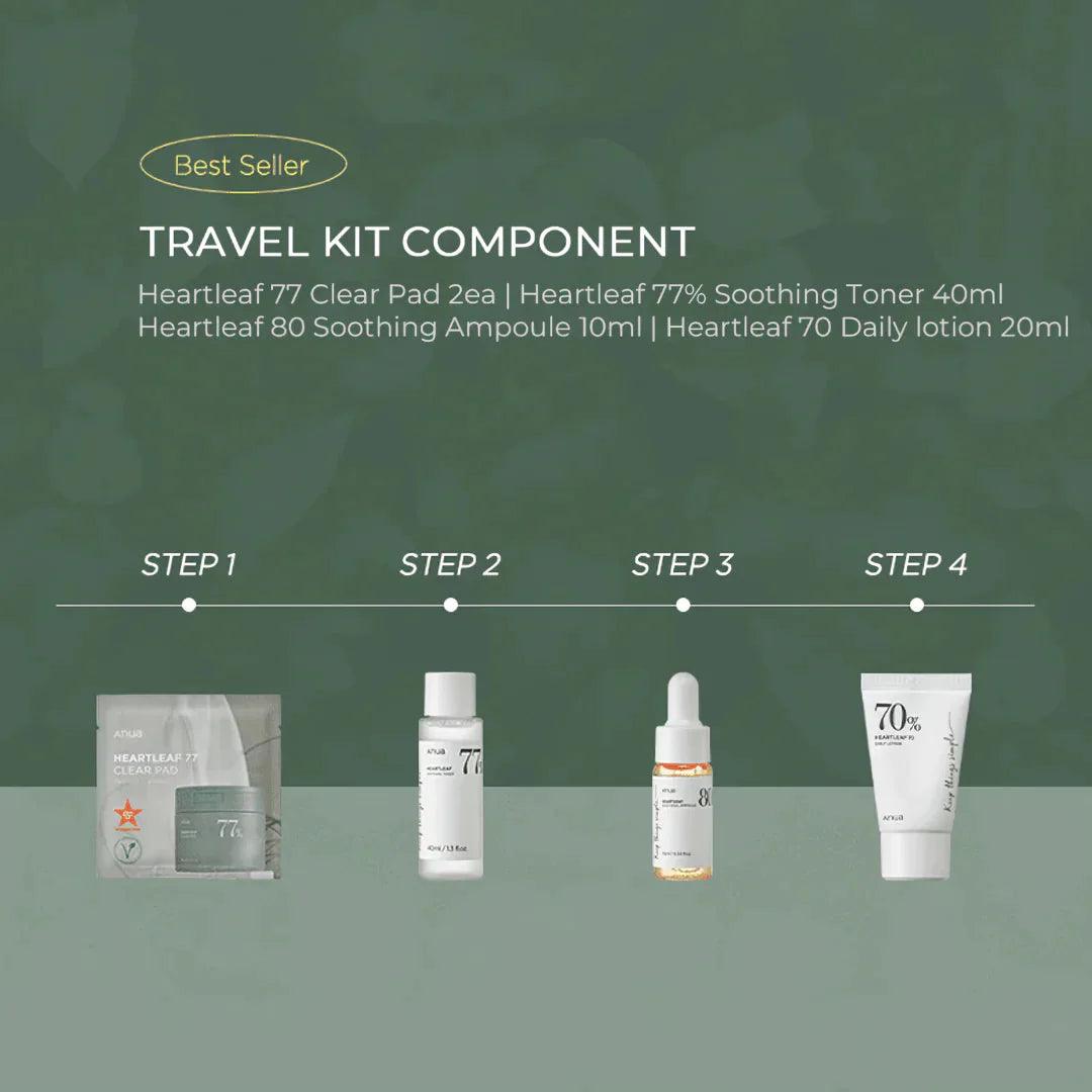 Anua - Heartleaf Soothing Trial Kit - Cosmetic Holic