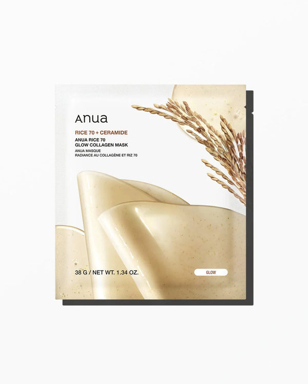 Anua - Rice 70+ Ceramide Glow Collagen Mask