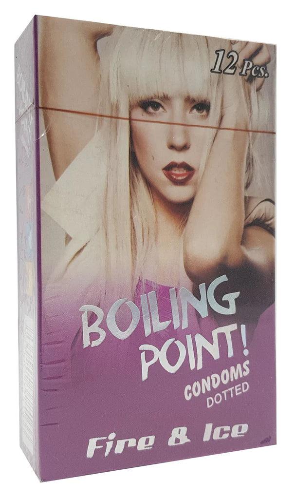 Boiling - Point Condoms Dotted Fire & Ice - 12 Condoms Cosmetic Holic