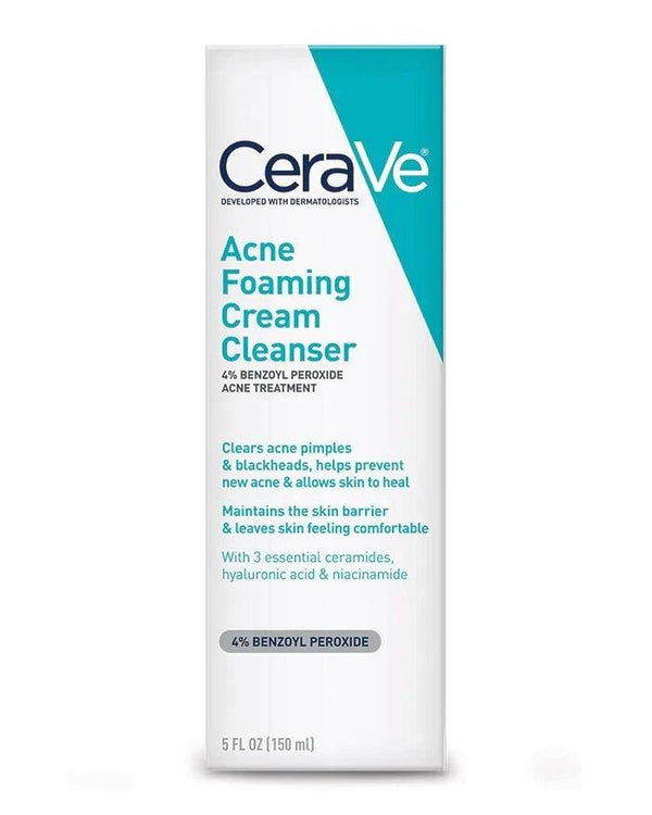 Cerave - Acne Foaming Cream Cleanser 150ml Cosmetic Holic