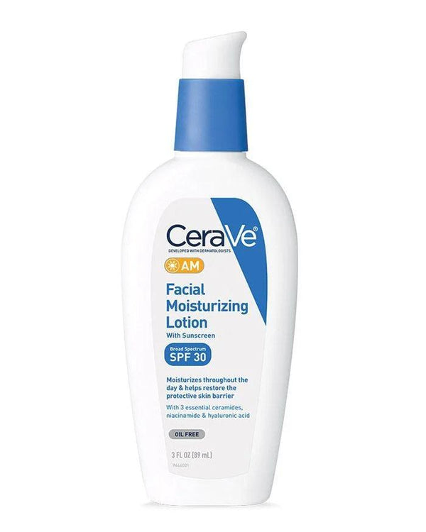 CeraVe - AM Facial Moisturizing Lotion with Sunscreen Broad Spectrum SPF 30 - 89ML Cosmetic Holic