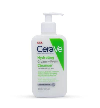 CeraVe - Hydrating Cream to Foam Cleanser - 237ml - Cosmetic Holic
