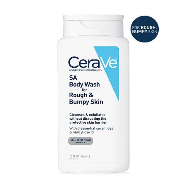 CeraVe - SA Body Wash for Rough & Bumpy Skin - 296ml - Cosmetic Holic