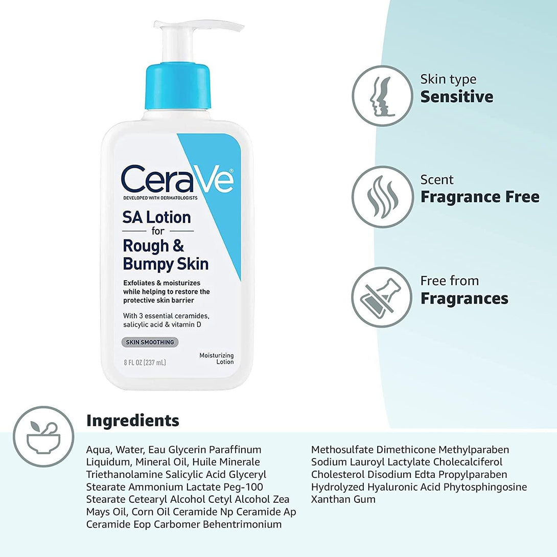 Cera Ve - Sa Lotion for Rough & Bumpy Skin - 237ml Cosmetic Holic