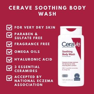 CeraVe - Soothing Body Wash - 296ml - Cosmetic Holic