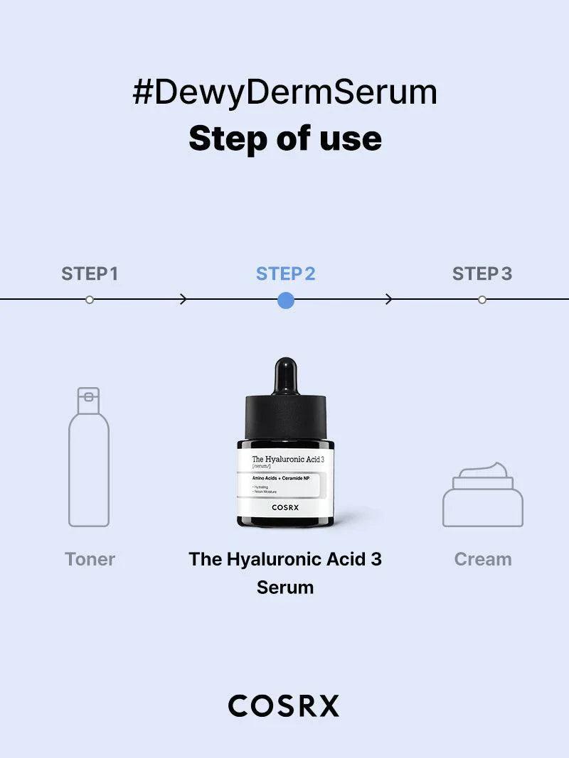 Cosrx - The Hyaluronic Acid 3 Serum - 20ml - Cosmetic Holic