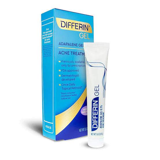 Differin 0.1% Adapalene Acne Treatment Gel, 0.5 Oz (15g)One Month Supply Cosmetic Holic