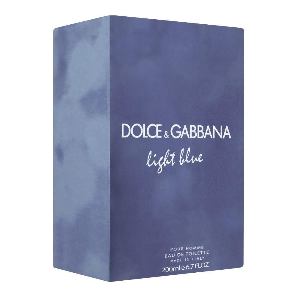 Dolce & Gabbana - Light Blue For Men EDT – 200ML - Cosmetic Holic