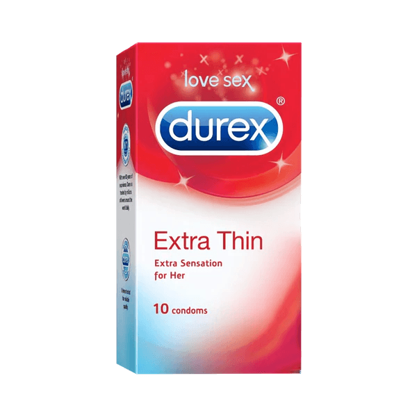 Durex - Extra Thin - 10 Condoms, 10s - Cosmetic Holic