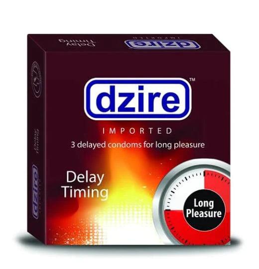 Dzire - Delay Condom 3s - Cosmetic Holic