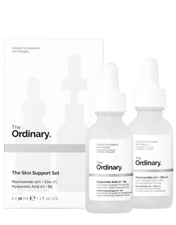 The Ordinary - The Skin Support Set, Niacinamide & Hyaluronic Acid Set