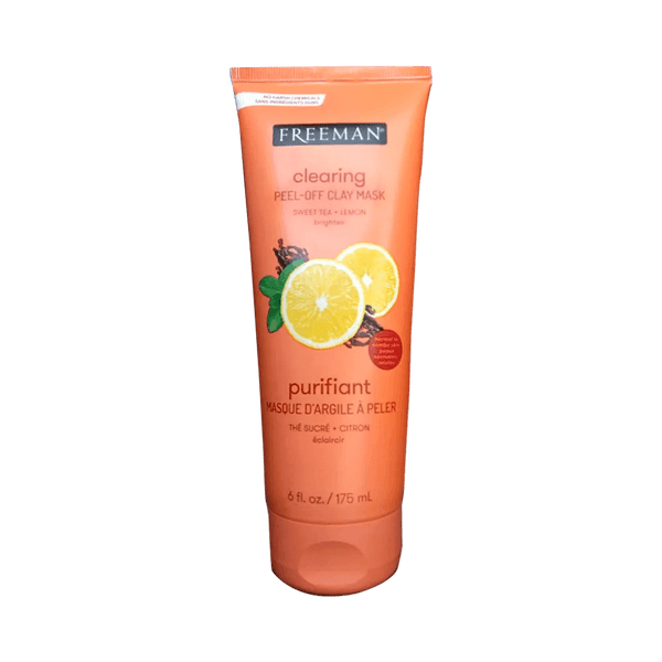 Freeman - Clearing Peel Off Clay Facial Mask, Sweet Tea & Lemon Purifiant - 175ml - Cosmetic Holic