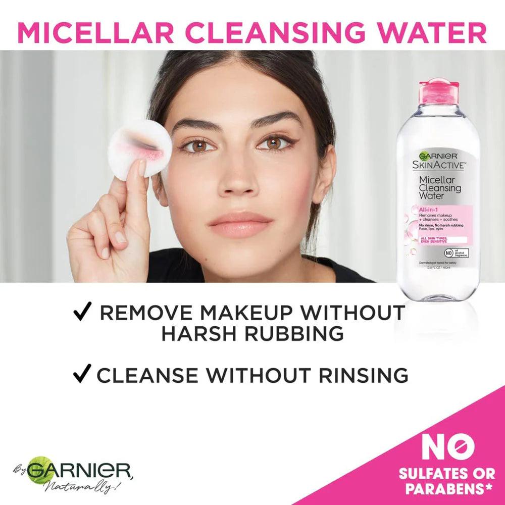 Garnier-Skin Active Micellar Makeup Cleansing Water-125 ML - Cosmetic Holic