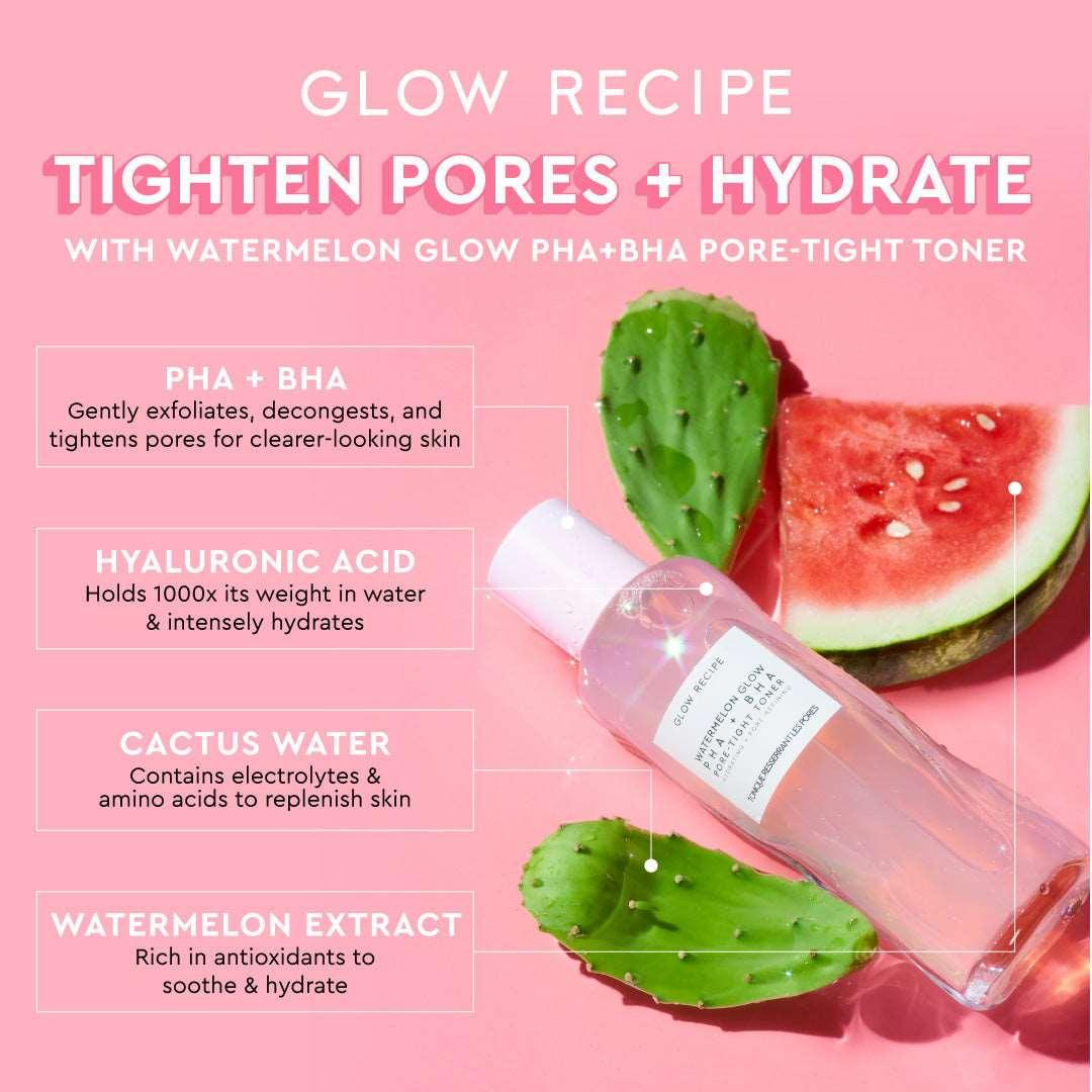 Glow recipe - Watermelon Glow PHA+BHA Pore-Tight Toner-150ml