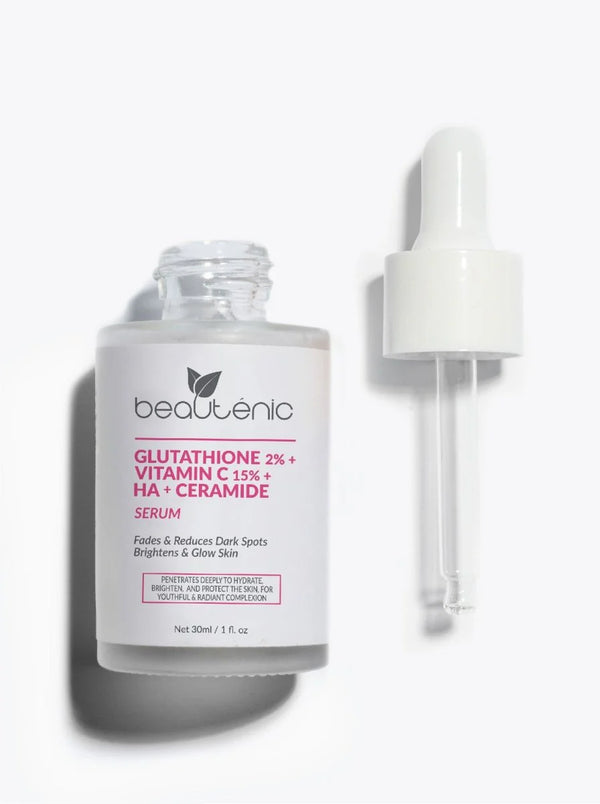 Beautenic - Glutathione 2% + Vitamin C 15% + HA + Ceramide Serum - 30ml