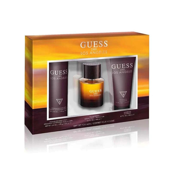 Guess - 1981 Los Angeles For Men 3 Piece Gift Set - Cosmetic Holic