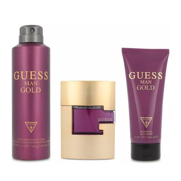 Guess - Gold For Men EDT 3 Piece Gift Set - Cosmetic Holic