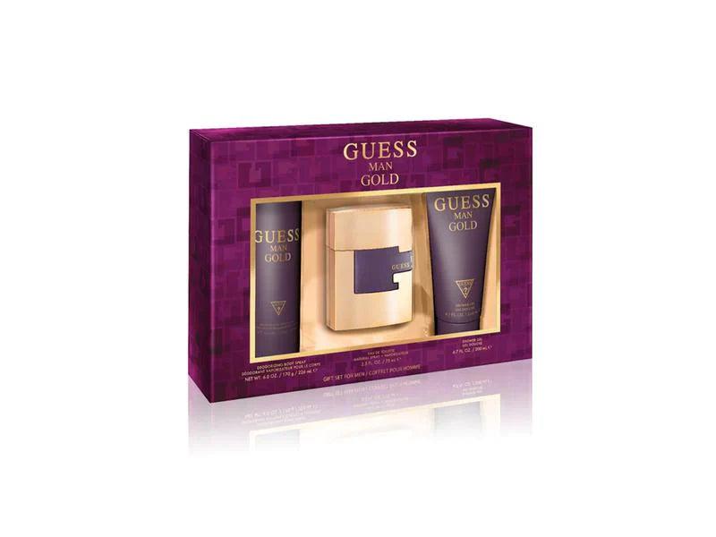 Guess - Gold For Men EDT 3 Piece Gift Set - Cosmetic Holic