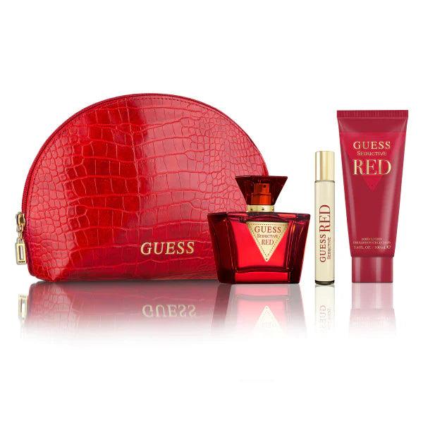 Guess - Seductive Red For Women Gift Set - 4 Pcs - Cosmetic Holic