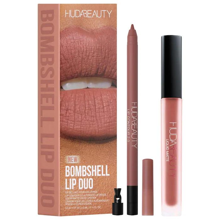 HUDA BEAUTY - Bombshell Lip Liner and Liquid Lipstick Set - Cosmetic Holic