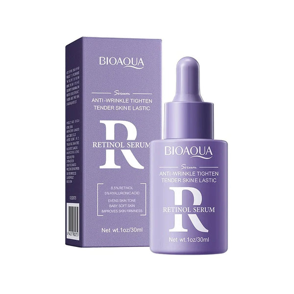 Bioaqua - Anti Wrinkle Tighten Tender Skin Eleastic Retinol Face Serum - 30ml