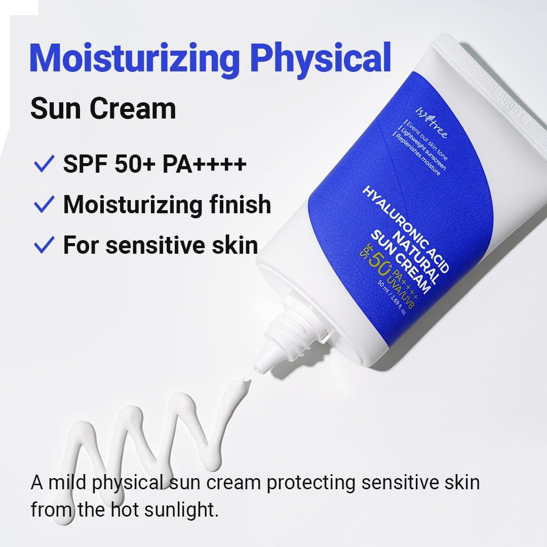 Isntree - Hyaluronic Acid Natural Sun Cream - 50ml - Cosmetic Holic