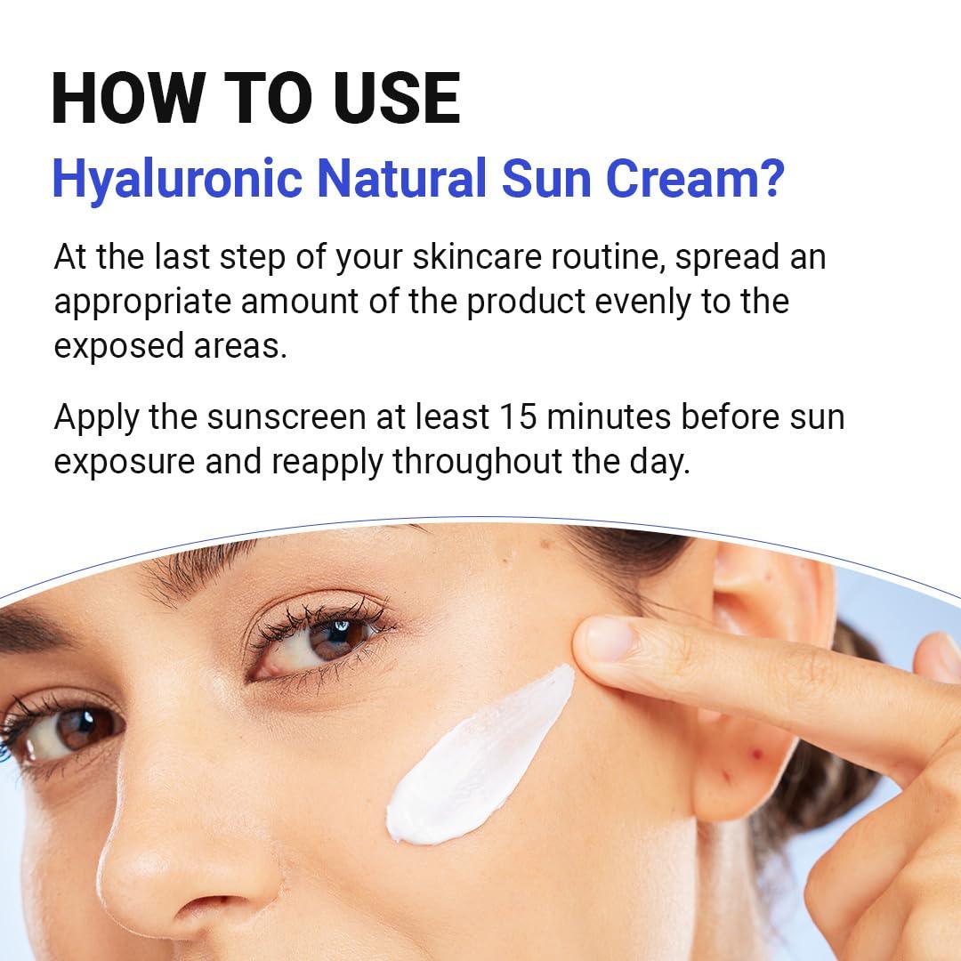 Isntree - Hyaluronic Acid Natural Sun Cream - 50ml - Cosmetic Holic