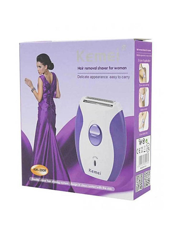 Kemei-KM-280R-Hair Removal Shaver for Women - Cosmetic Holic