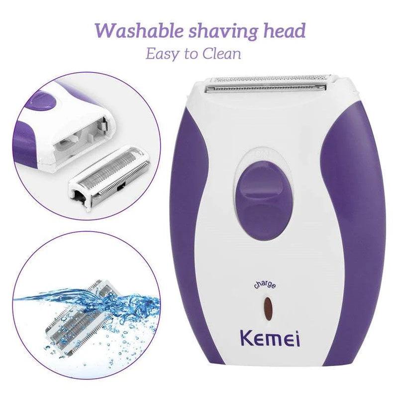 Kemei-KM-280R-Hair Removal Shaver for Women - Cosmetic Holic