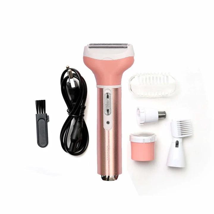 KEMEI-KM-6637 4 in 1 Ladies Hair Clipper - Cosmetic Holic