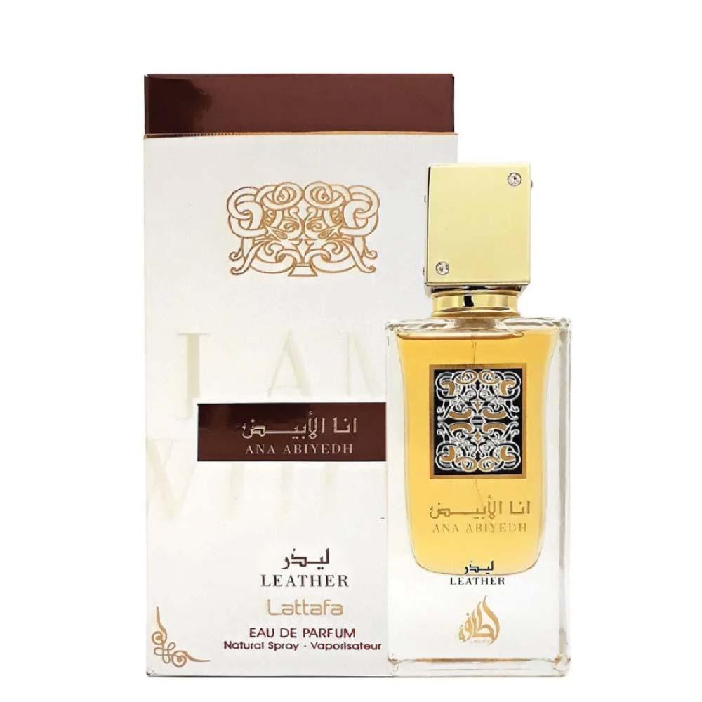 Lattafa - Ana Abiyedh Leather Edp Men - 60ml - Cosmetic Holic