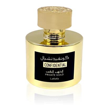 Lattafa - Confidential Gold Men & Women - 100ml - Cosmetic Holic