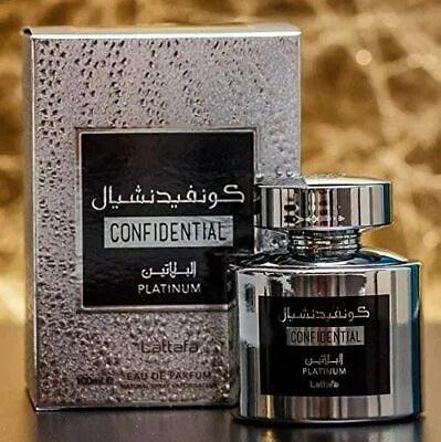 Lattafa - Confidential Platinum Men&Women - 100ML - Cosmetic Holic