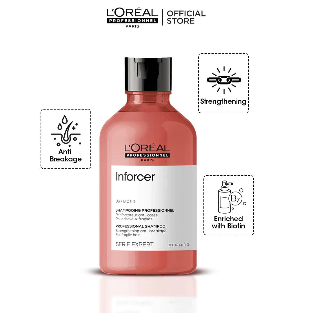 LOREAL - PROFESSIONNEL SERIE EXPERT INFORCER SHAMPOO - 300ML - Cosmetic Holic