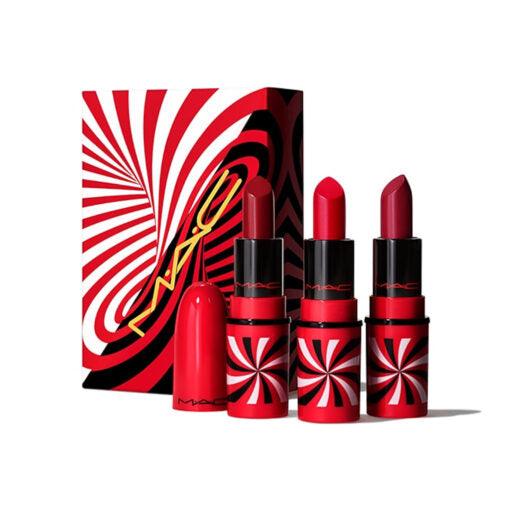 MAC - Tiny Tricks Mini Lipstick Trio : Red - Cosmetic Holic