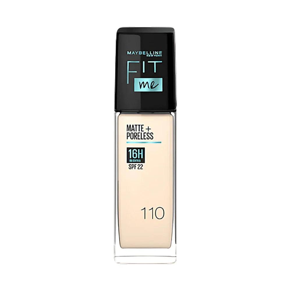 Maybelline - Fit Me Matte+Poreless 16H Liquid Foundation SPF 22 - Cosmetic Holic